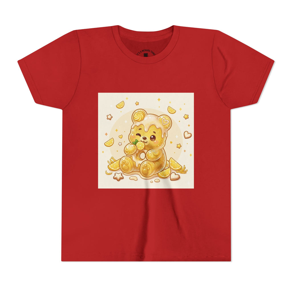 Lemon Bunt Cake Gooey Gummy bear Kids Shirt