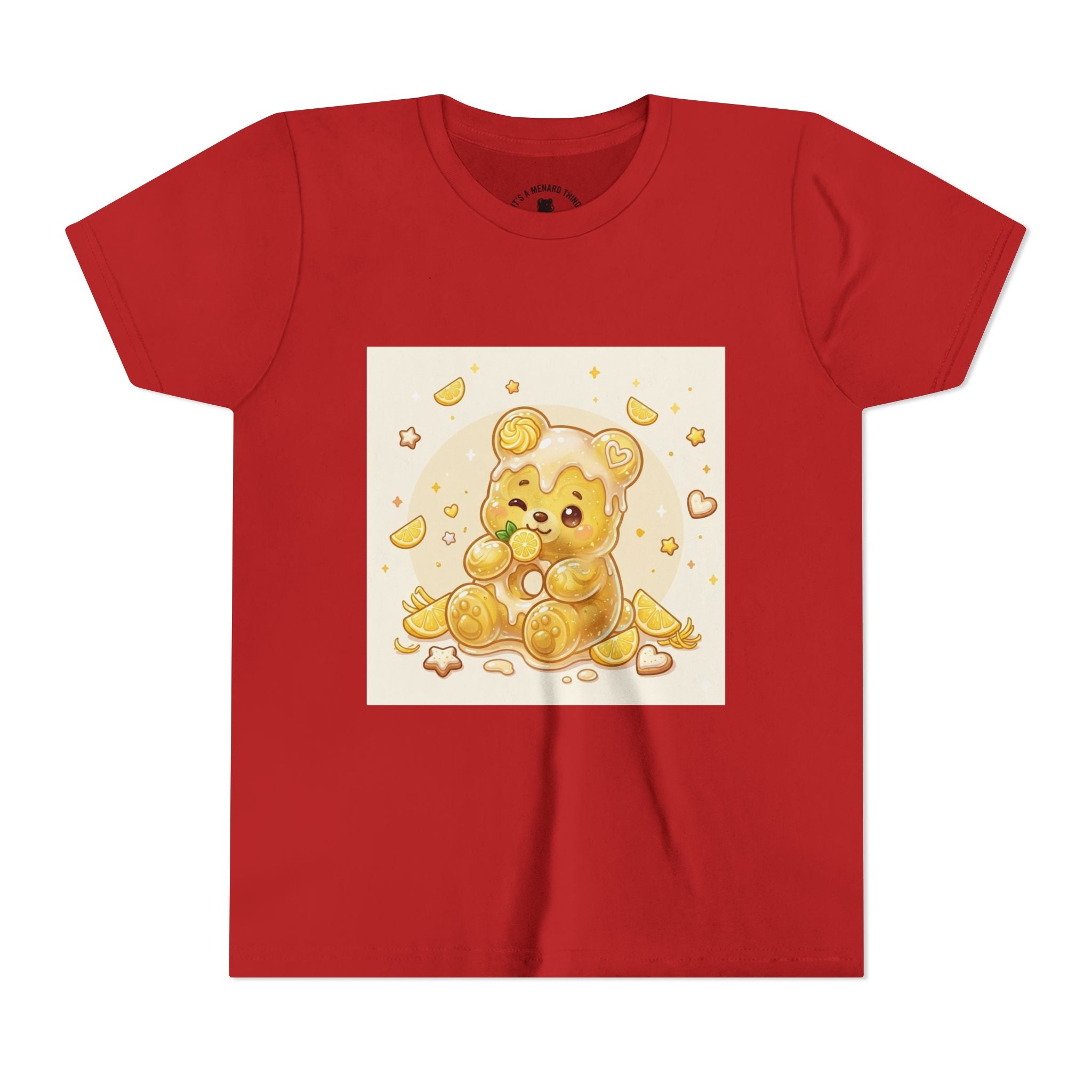 Lemon Bunt Cake Gooey Gummy bear Kids Shirt