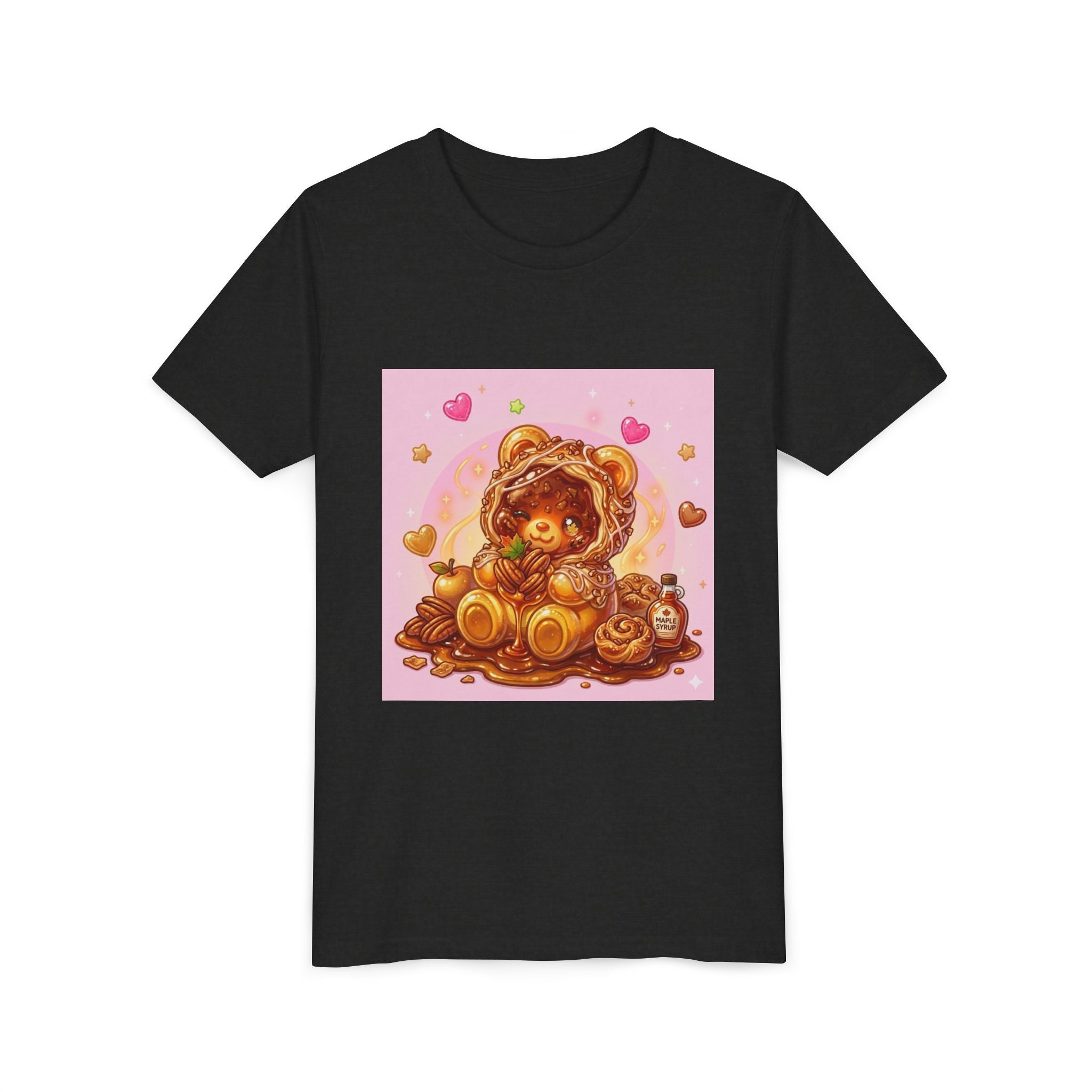 Cinnamon, Butter & Pecan Danish Gooey Gummy Bear Youth T-Shirt