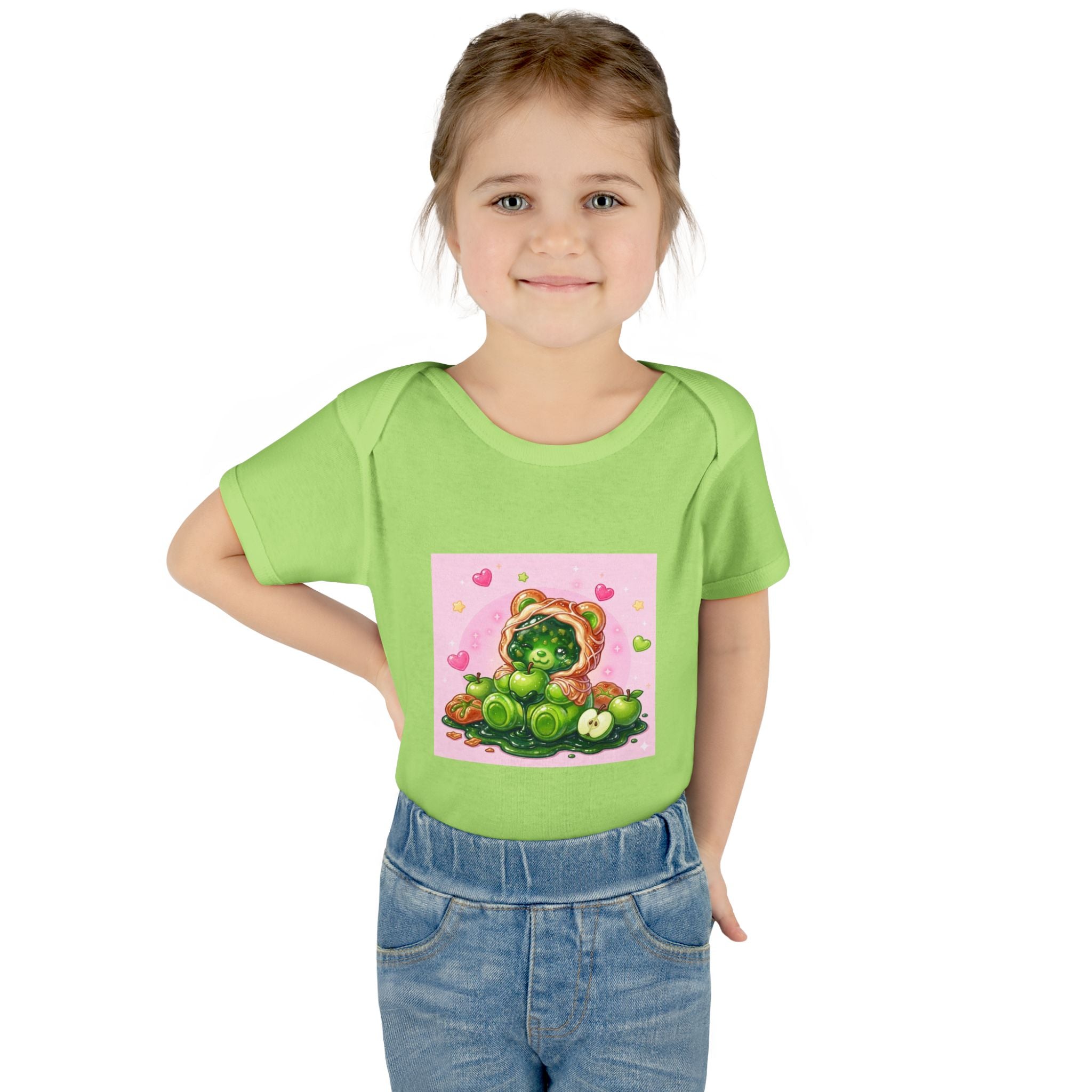 Green Apple Danish Gooey Gummy Bear in Puff PJs