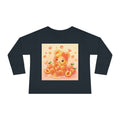 Sweet Peach Ring Candy, Oozy Bear Gummy Friend- Kids Long Sleeve Shirt