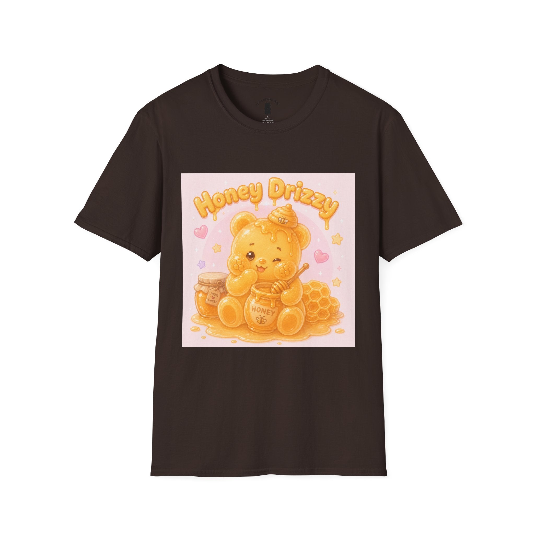 "Honey Drizzy" Yellow Gooey Gummy Bear — Cute Graphic Tee