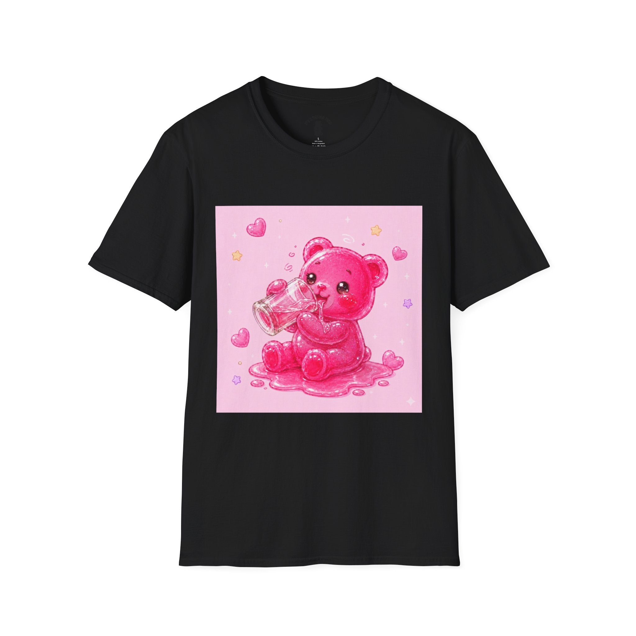 Sugar Shock Shot, Boozy Gooey Gummy Bear- Kawaii Graphic T-Shirt