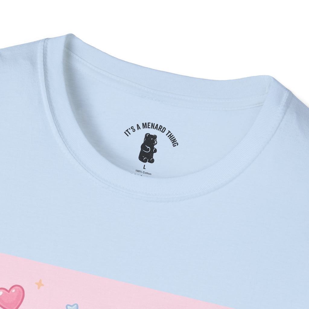 Lemon Margarine Pie & Whipped Cream Gooey Gummy Bear — Kawaii Graphic T-Shirt