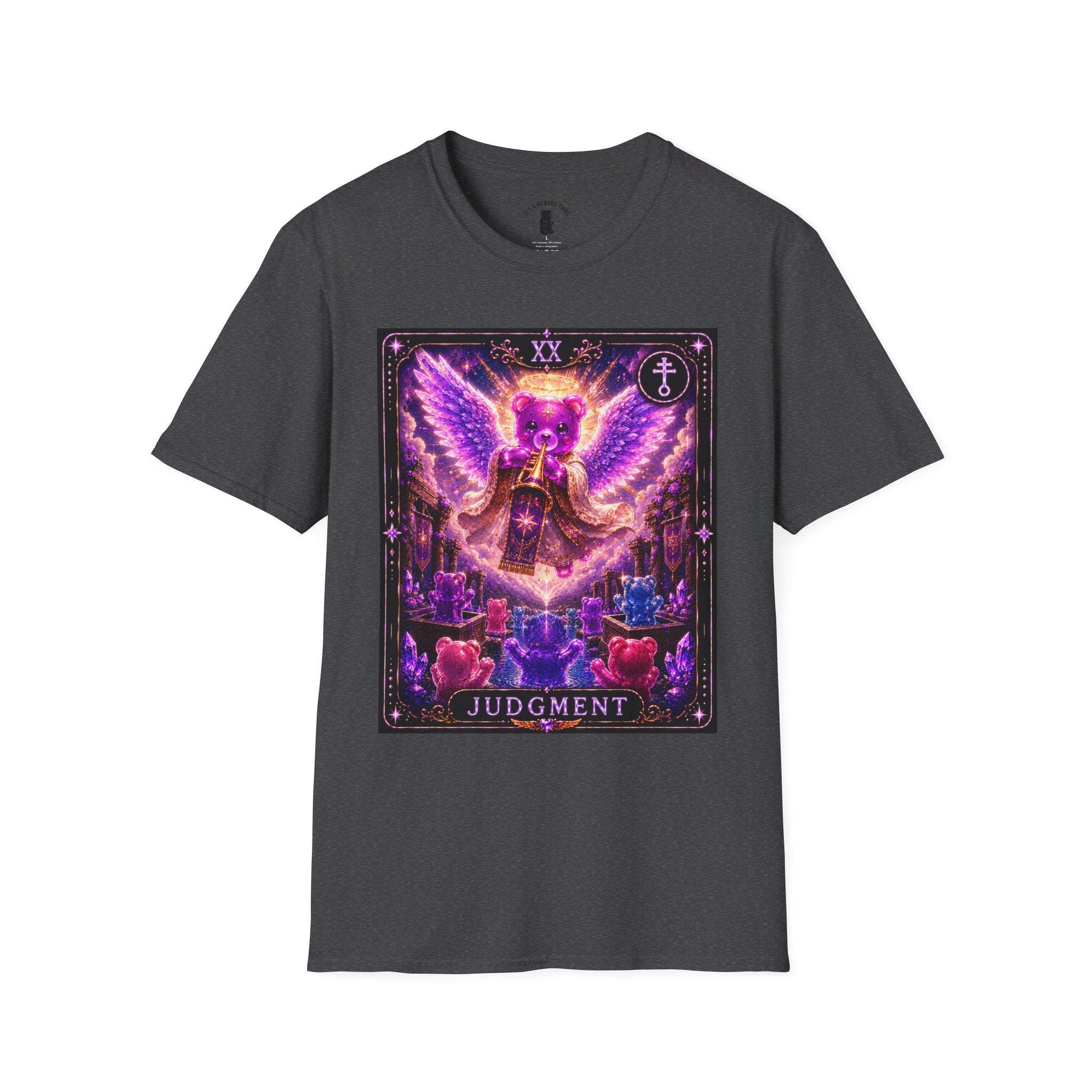 Judgment Tarot Mystic Purple Angel Oozy Bear Gummy Special Addition- Graphic Shirt