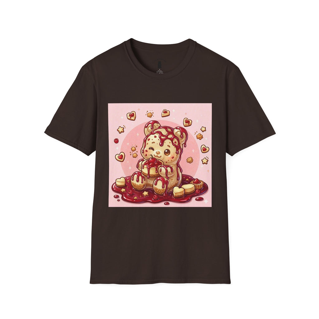 Raspberry Cheese Cake Gooey Gummy Bear — Kawaii Grapic T-Shirt