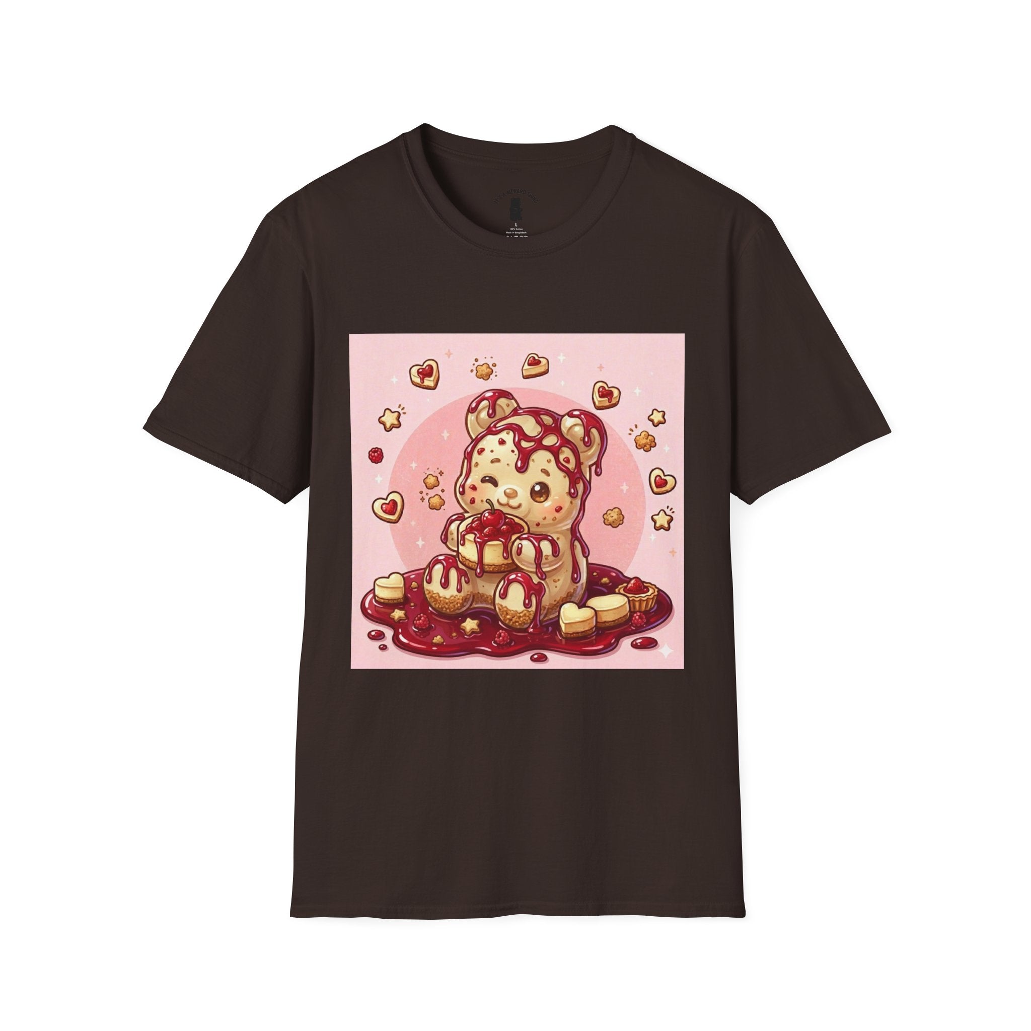 Raspberry Cheese Cake Gooey Gummy Bear — Kawaii Grapic T-Shirt