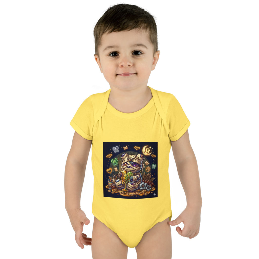 Infant Bodysuit - Cute Gooey Mummy Bear Halloween