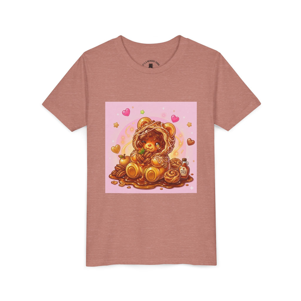 Cinnamon, Butter & Pecan Danish Gooey Gummy Bear Youth T-Shirt