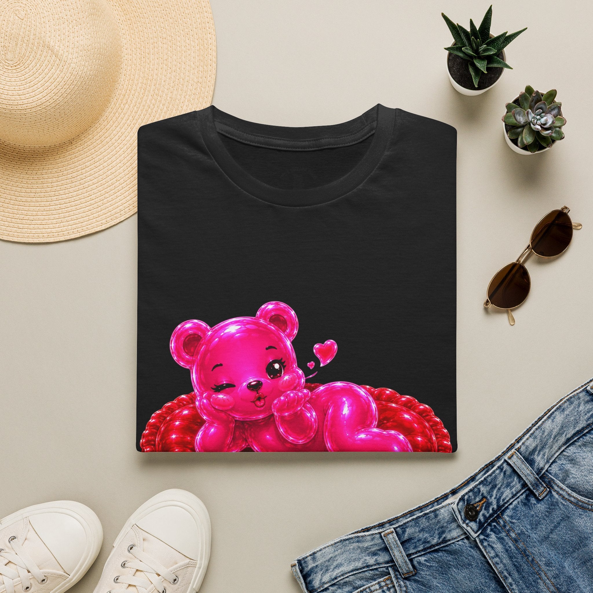 Valentines Addtion, Love me Long time Oozy Bear- Graphic Shirt (Adult Only)