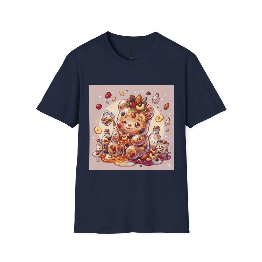 Gimme Some Trail Mix, Exotic Gooey Gummy Bear— Cute Cartoon T-Shirt