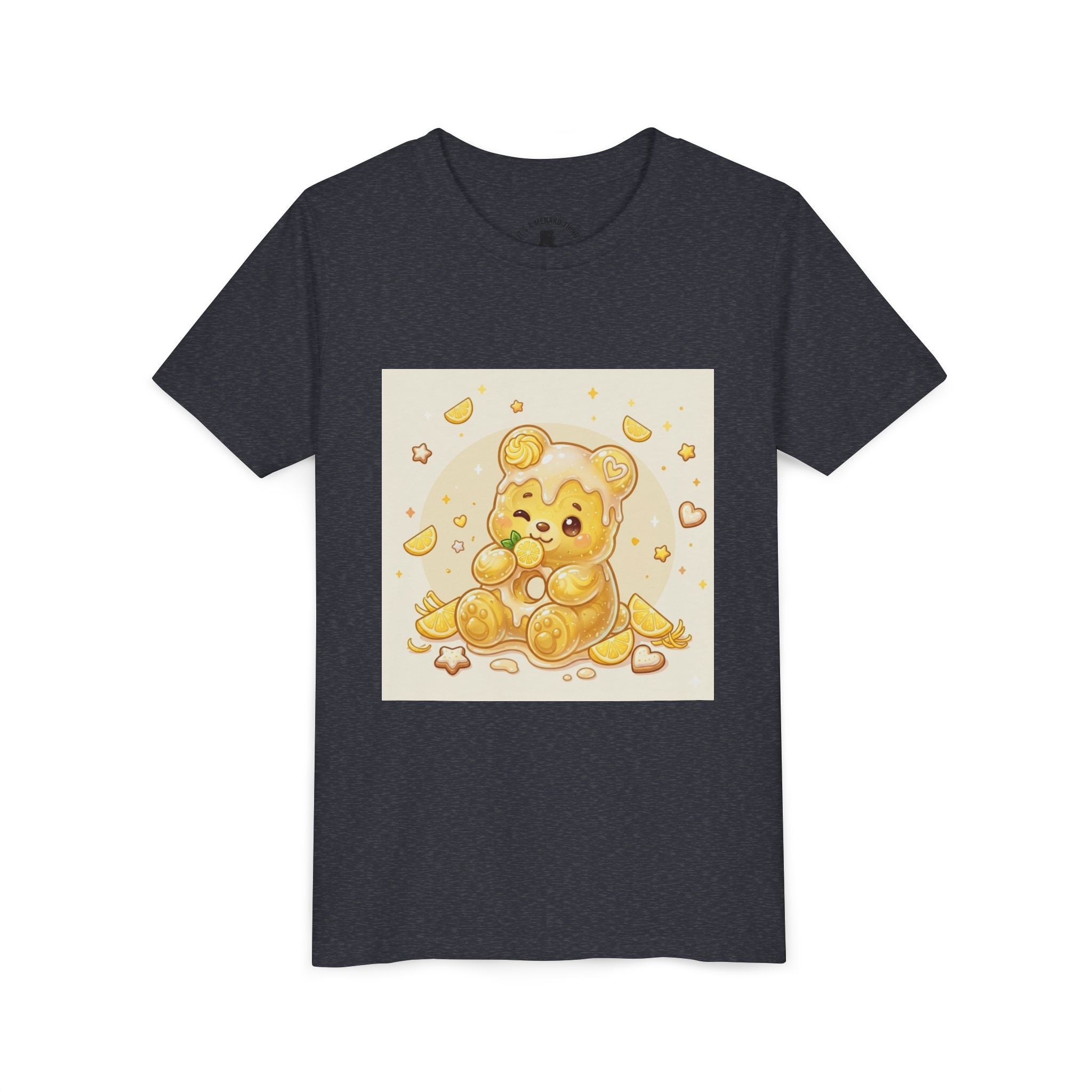 Lemon Bunt Cake Gooey Gummy bear Kids Shirt