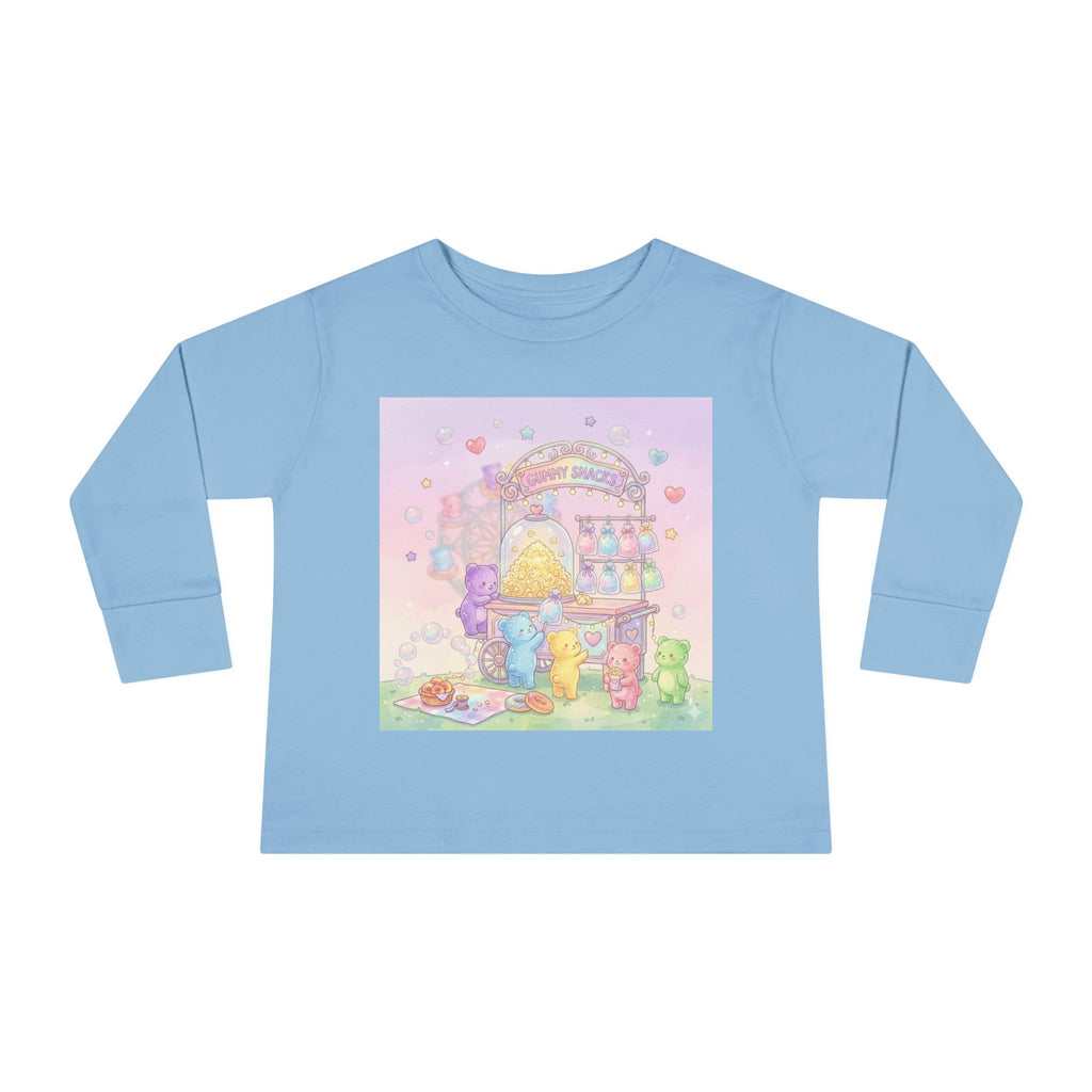 Special Candy Cart, Carnival Oozy Bear Friends- Graphic Long Sleeve Shirt