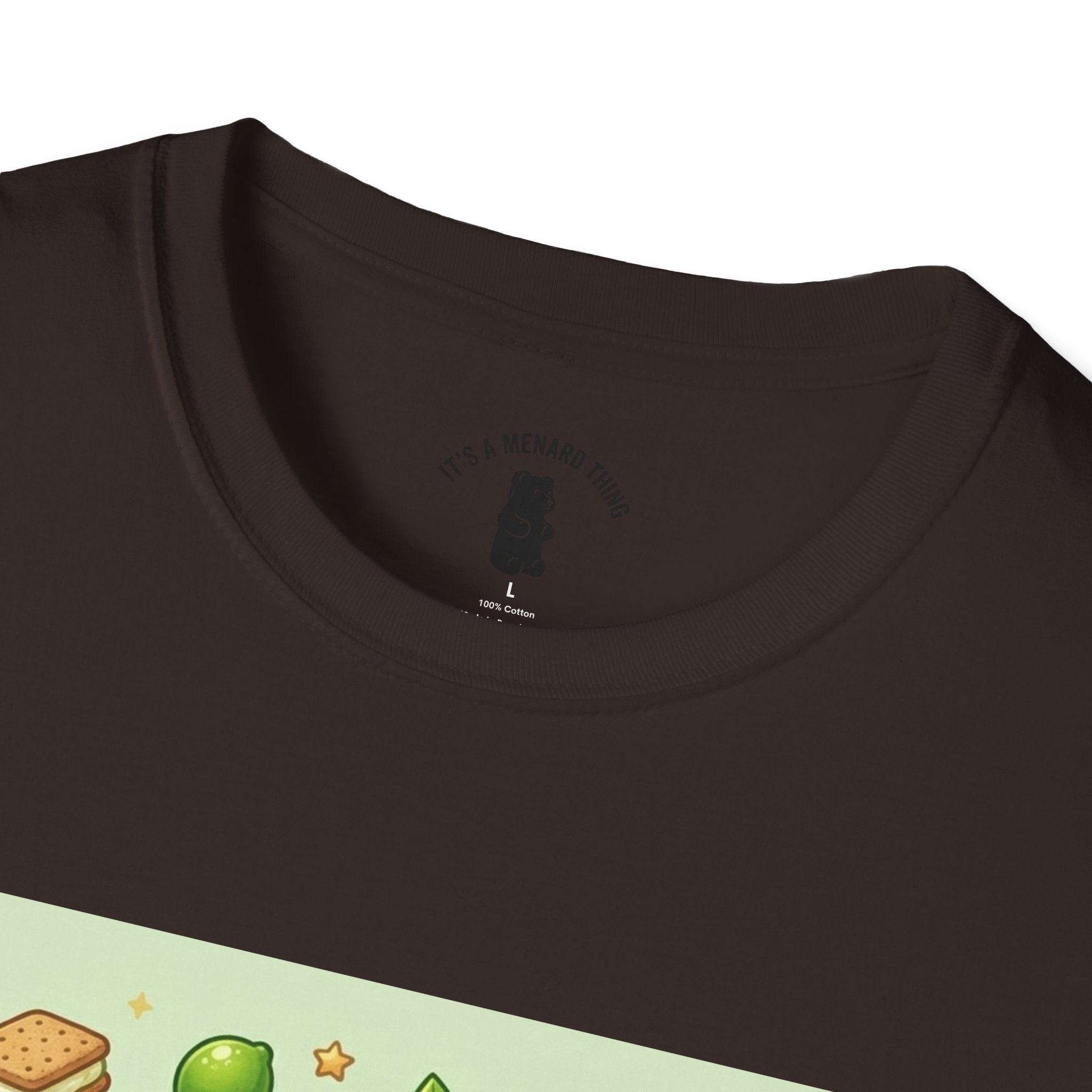 Keylime cream Pie, Exotic Gooey Gummy Bear — Kawaii Illustration T-Shirt