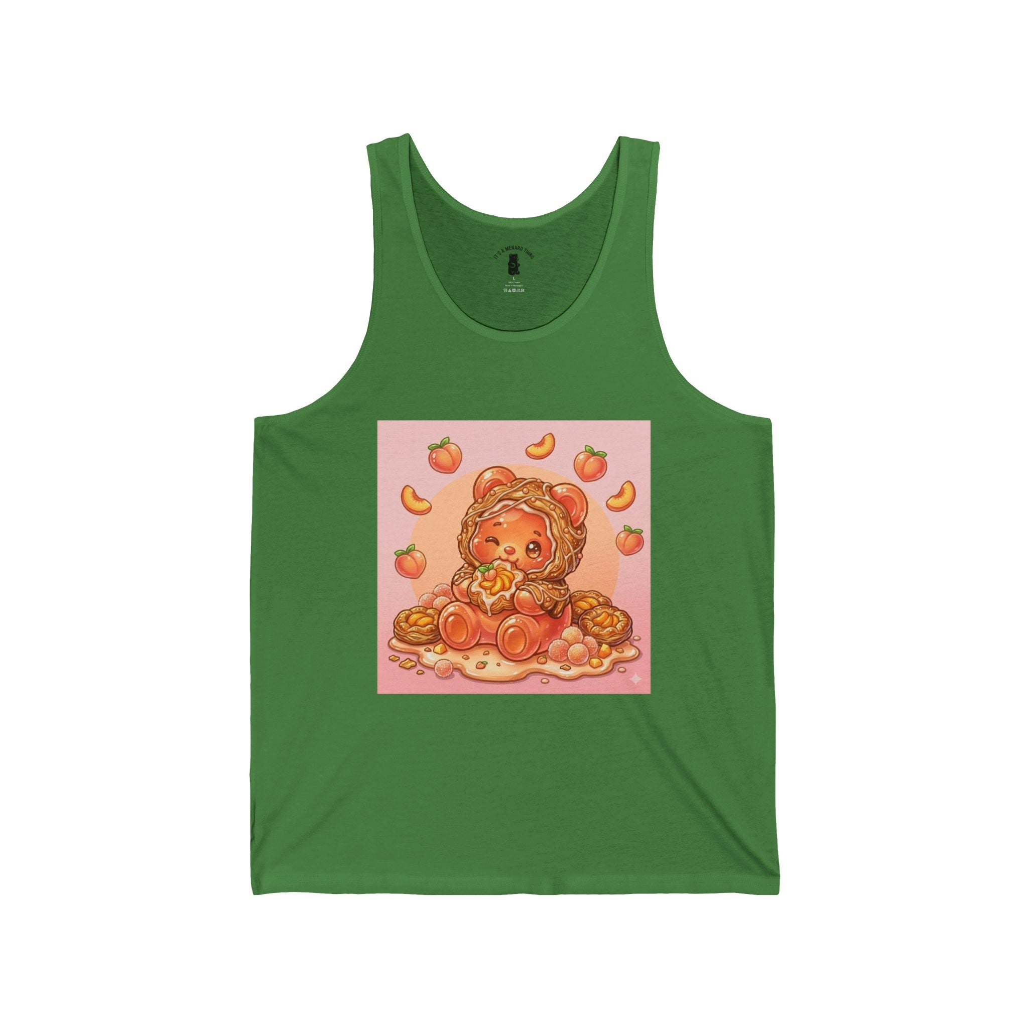Special Peach Danish, Puff Pastry PJ Gooey Gummy Bear — Kawaii Graphic Tank