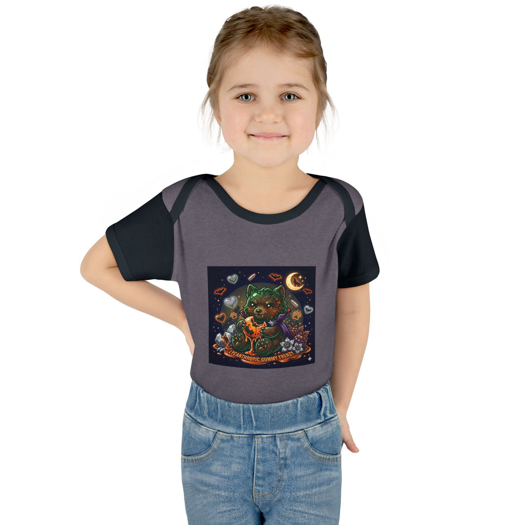 Baby Bodysuit — Cute Halloween Werewolf Gooey Bear