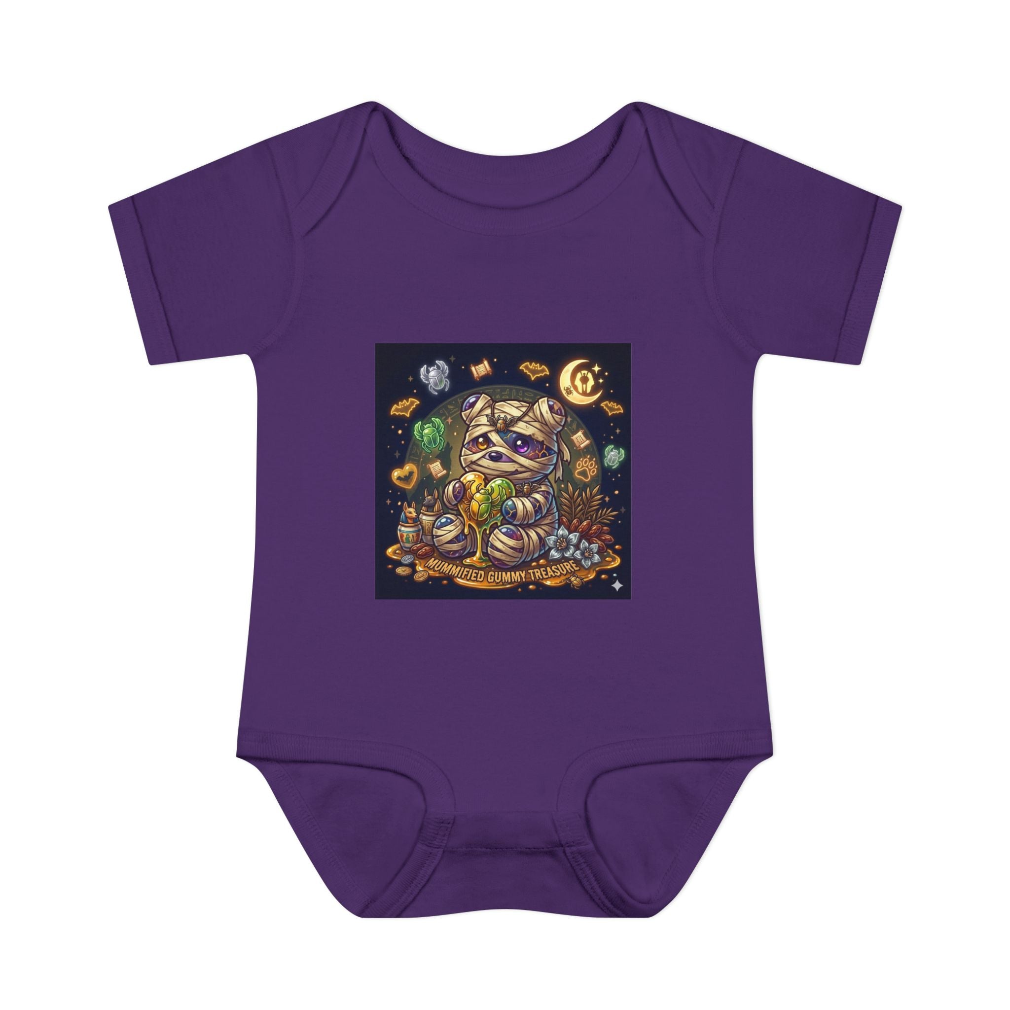 Infant Bodysuit - Cute Gooey Mummy Bear Halloween