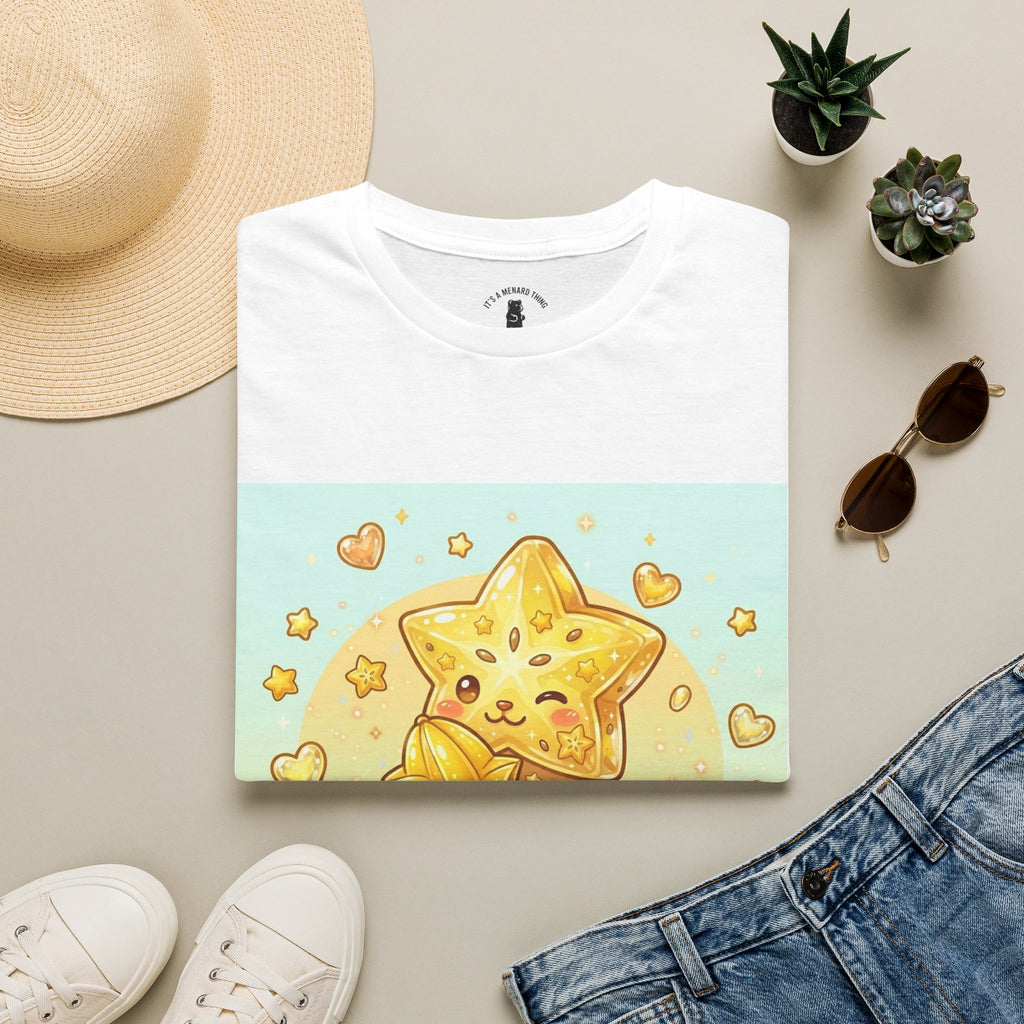 Star Fruit Special Exotic Fruit Oozy Bear Gummy Friend- Kawaii Graphic Shirt