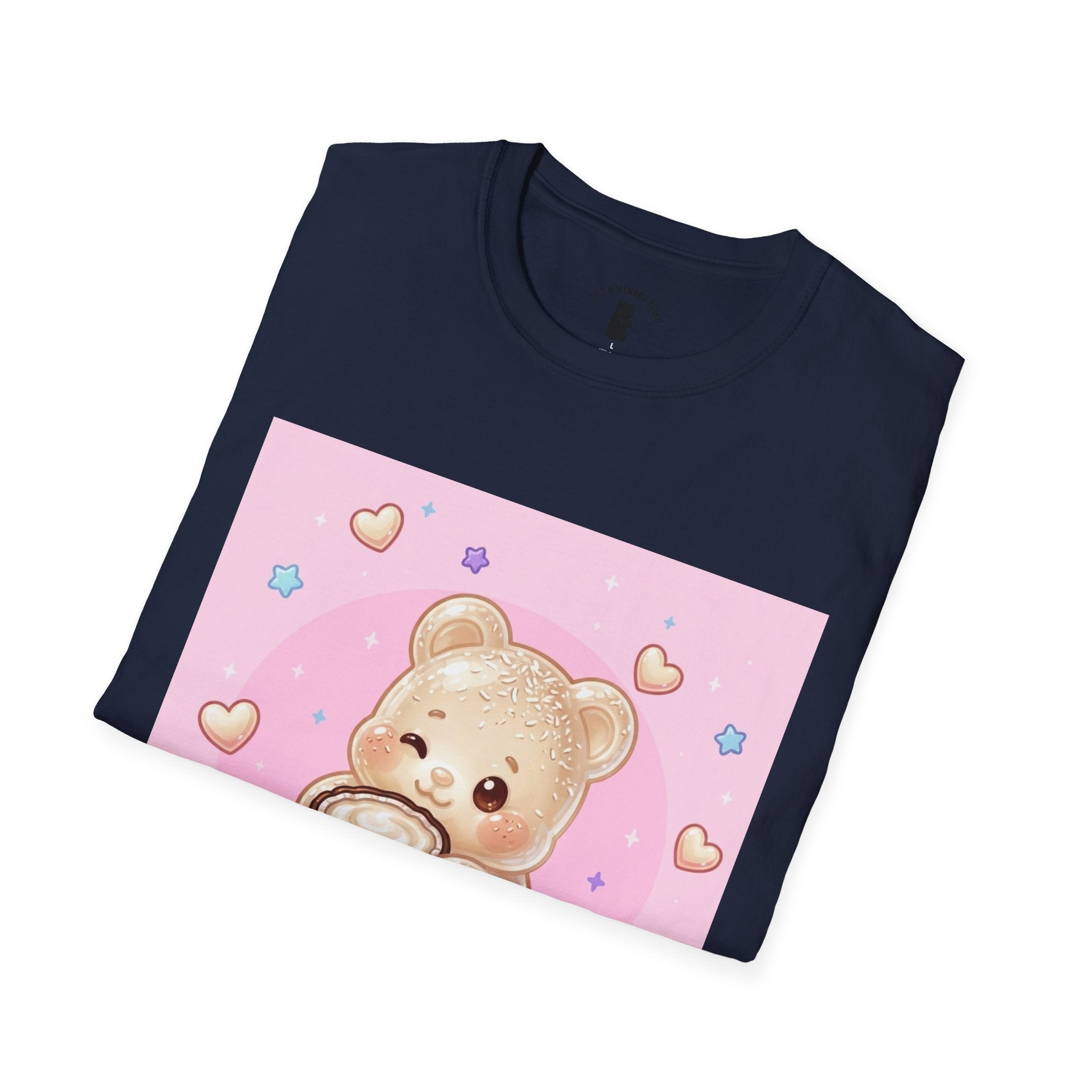 Coconut Milk Gooey Gummy Bear T-Shirt — Kawaii Dessert Graphic Tee