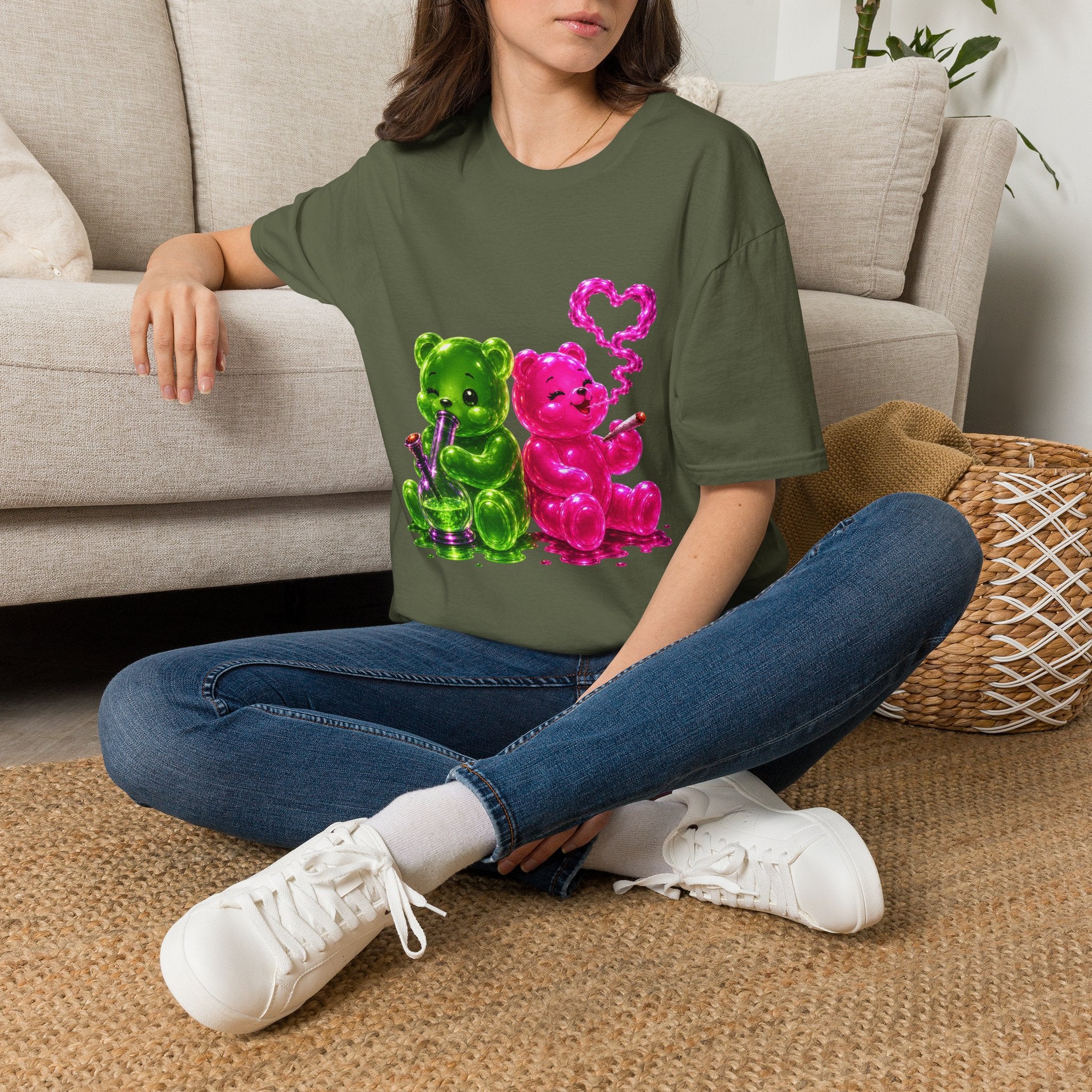 Lighting A Blazer, Oozy Bear Special Dou Gummies- Graphic Shirt (Adults Only!)