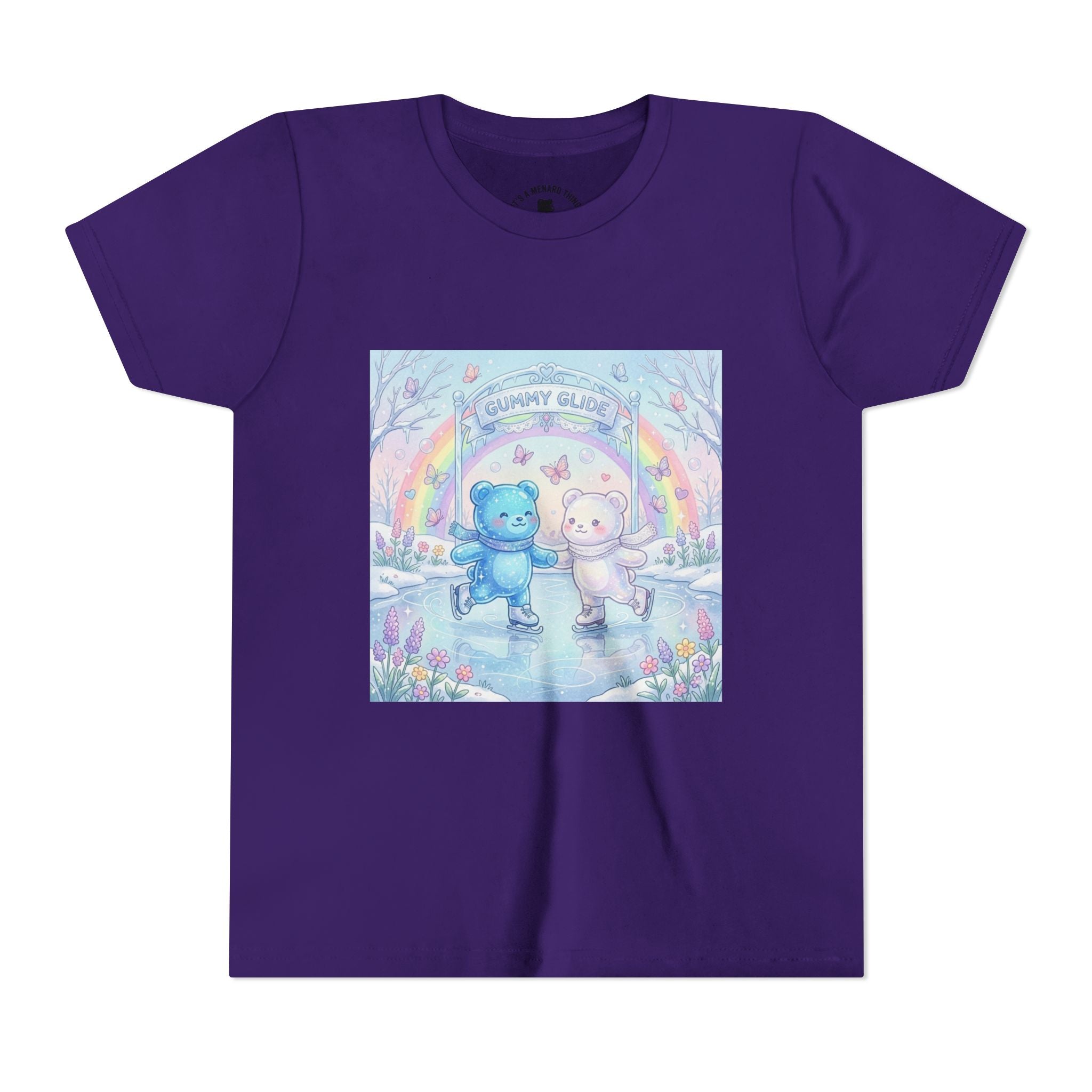 Ice Skating Gooey Gummy Bears- Youth T-Shirt