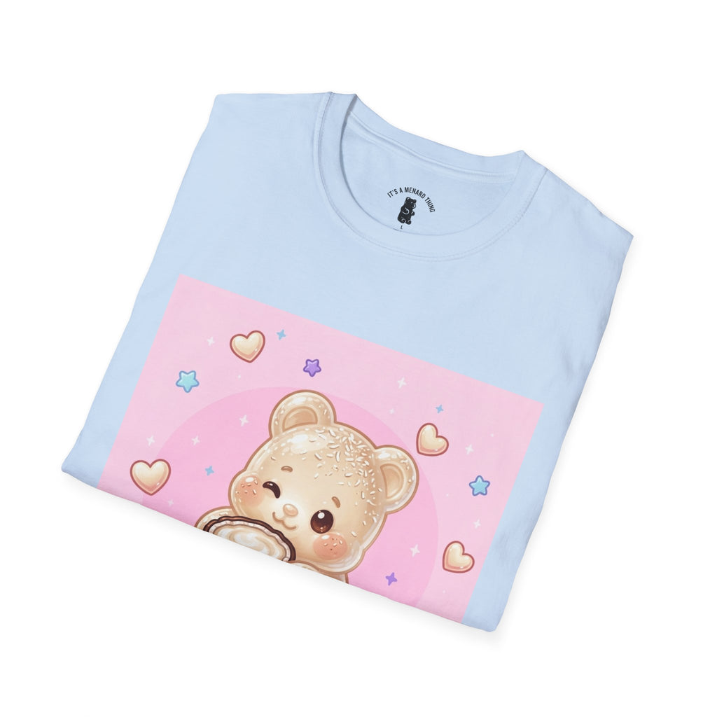 Coconut Milk Gooey Gummy Bear T-Shirt — Kawaii Dessert Graphic Tee