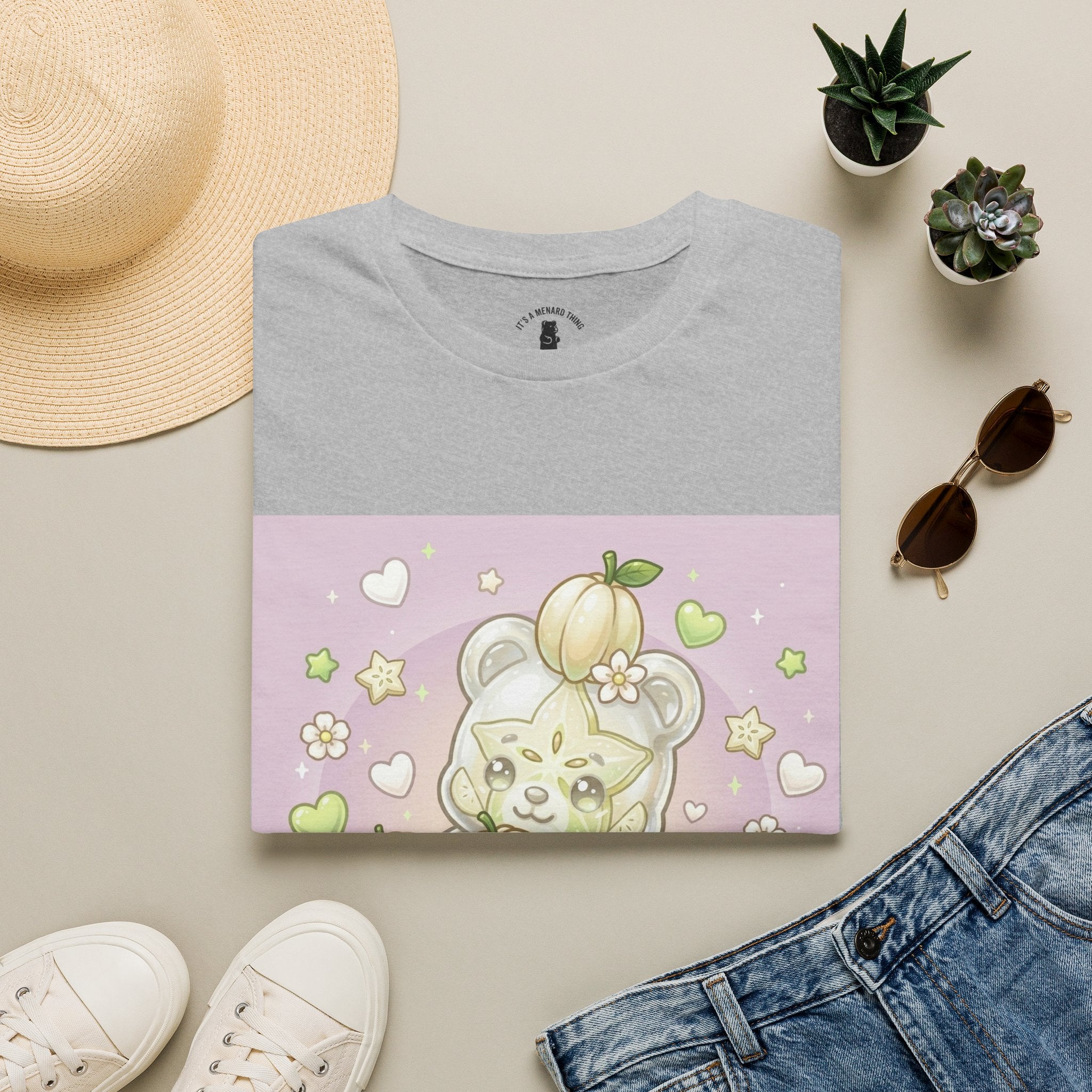 Cute Pumpkin Bear T-Shirt — Pastel Kawaii Fall Tee