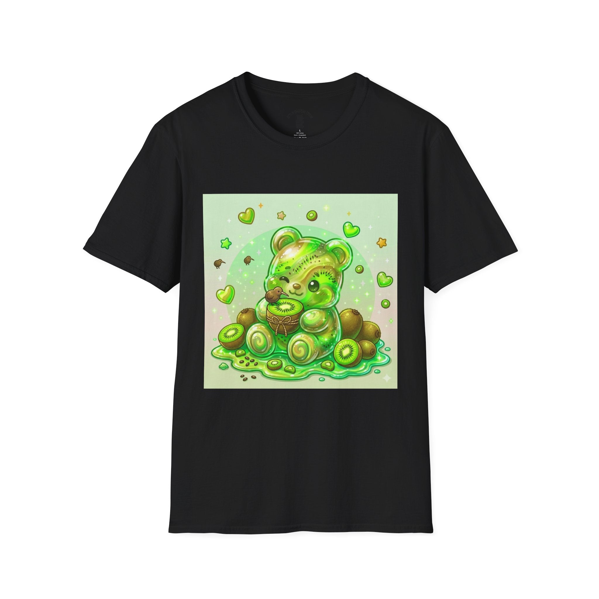 Kiwi Green Gooey Gummy Bear T-Shirt — Cute Graphic Tee