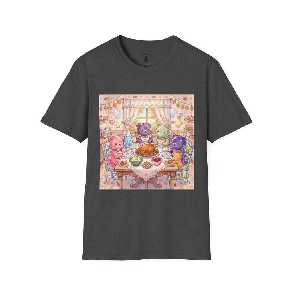 Thanksgiving with the Gummy family, Gooey Gummy Friends- Kawaii Graphic T-Shirt