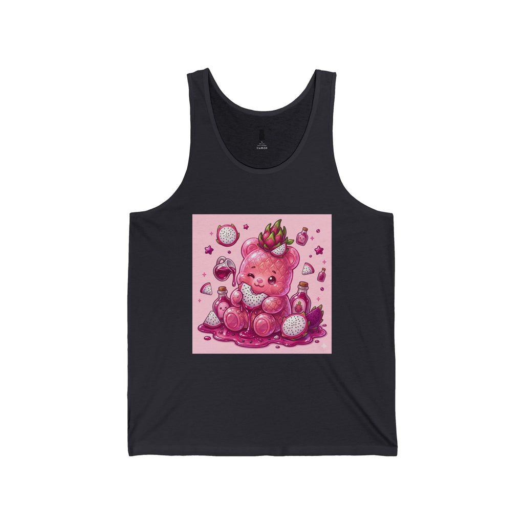 Exotic Dragon Fruit Gooey Gummy Bear Friend— Cute Graphic Tank Top