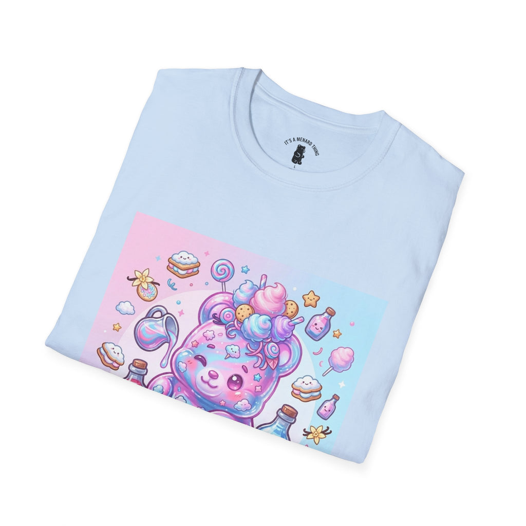 Cotton Candy Gooey Gummy Bear — Kawaii Graphic T-Shirt