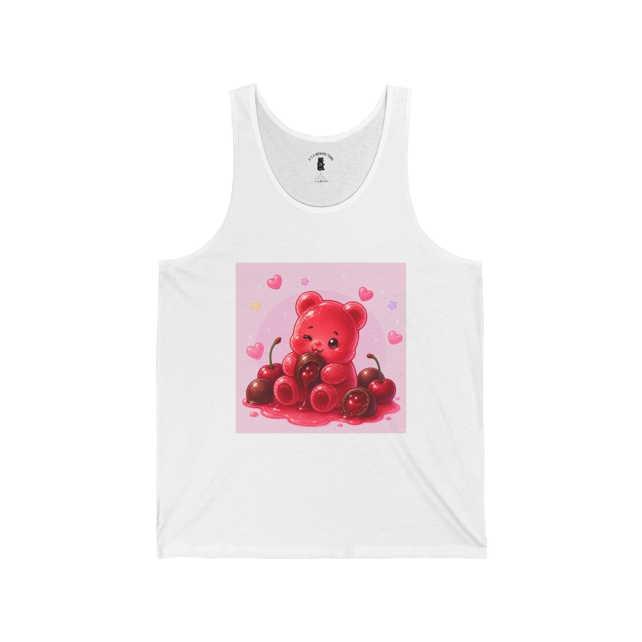 Cherry Chocolate Cordial, Red Gooey Gummy Bear- Kawaii Graphic T-Shirt