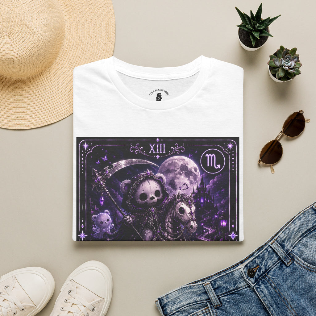 Death Tarot Gothic Skeleton Oozy Bear Special Addition- Graphic Shirt