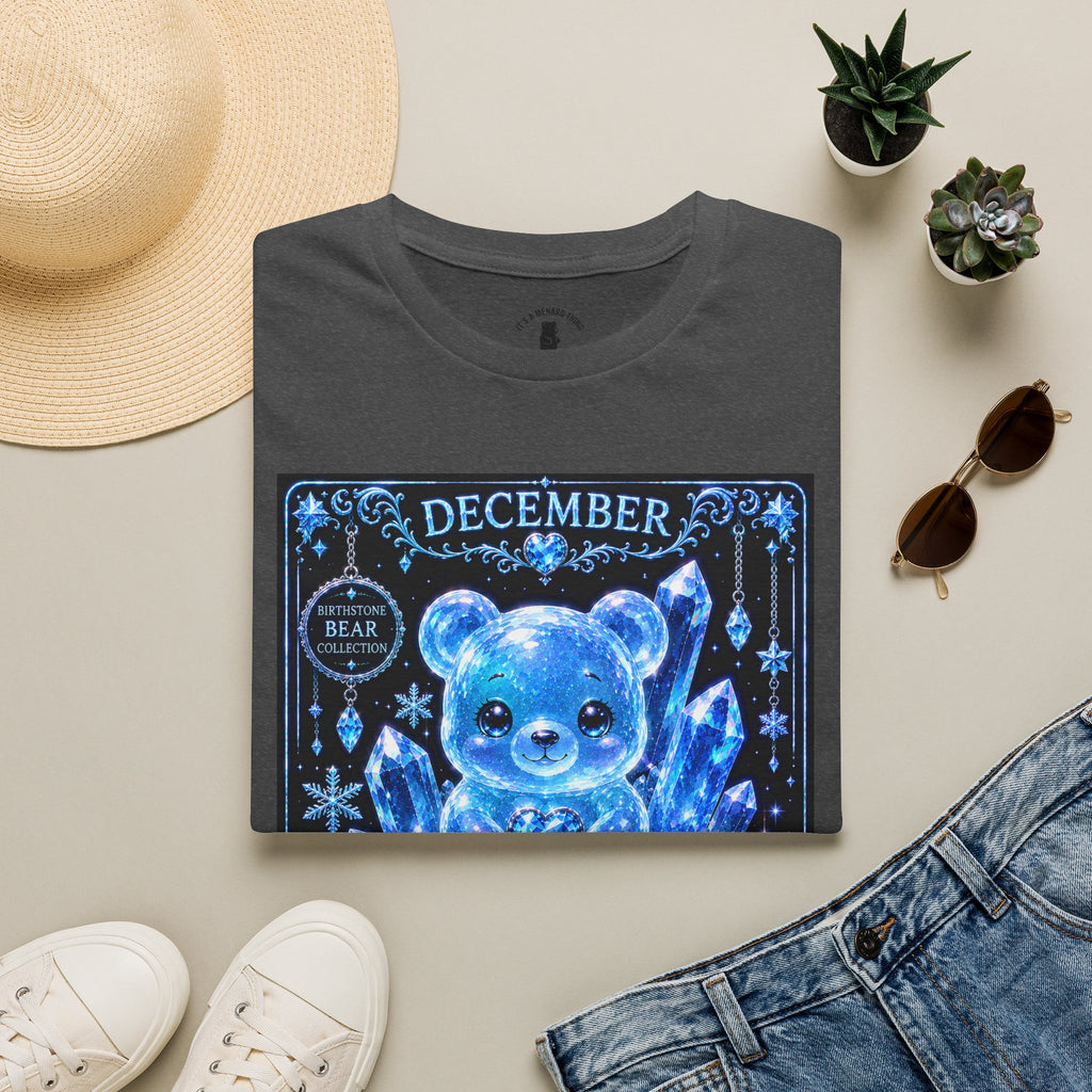 December, Blue Topaz Birthstone Oozy Bear Special Addition- Graphic Shirt