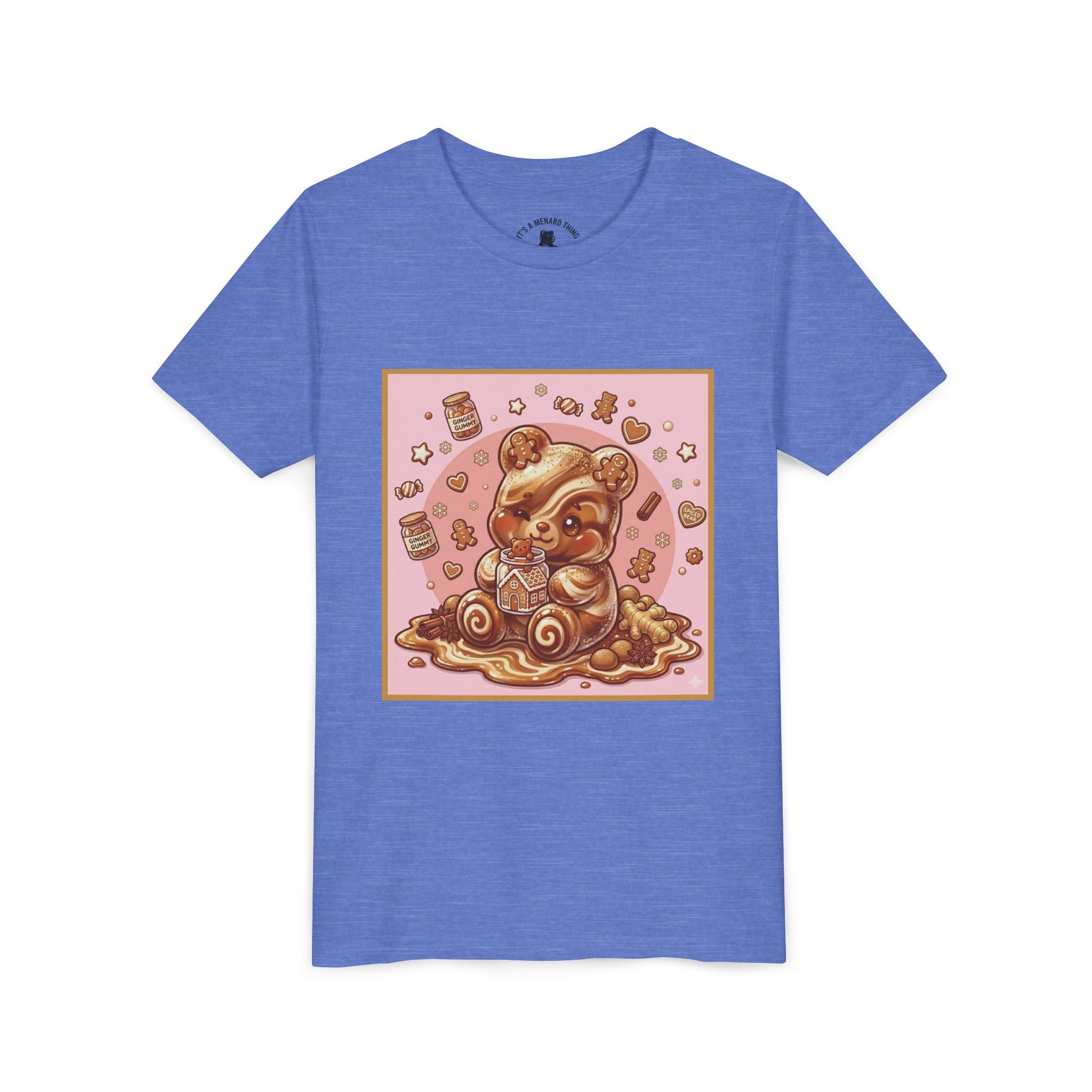 Gooey Gummy Bear Ginger Bread Graphic Youth T-Shirt