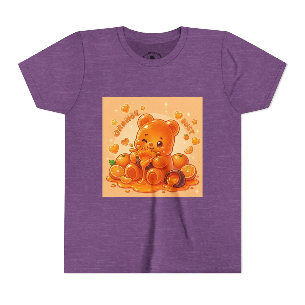 Gooey Orange Gummy Bear Graphic Tee for Kids