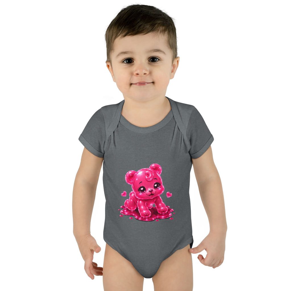 Pink Gummy Bear Infant Bodysuit - Cute Baby Shower Gift