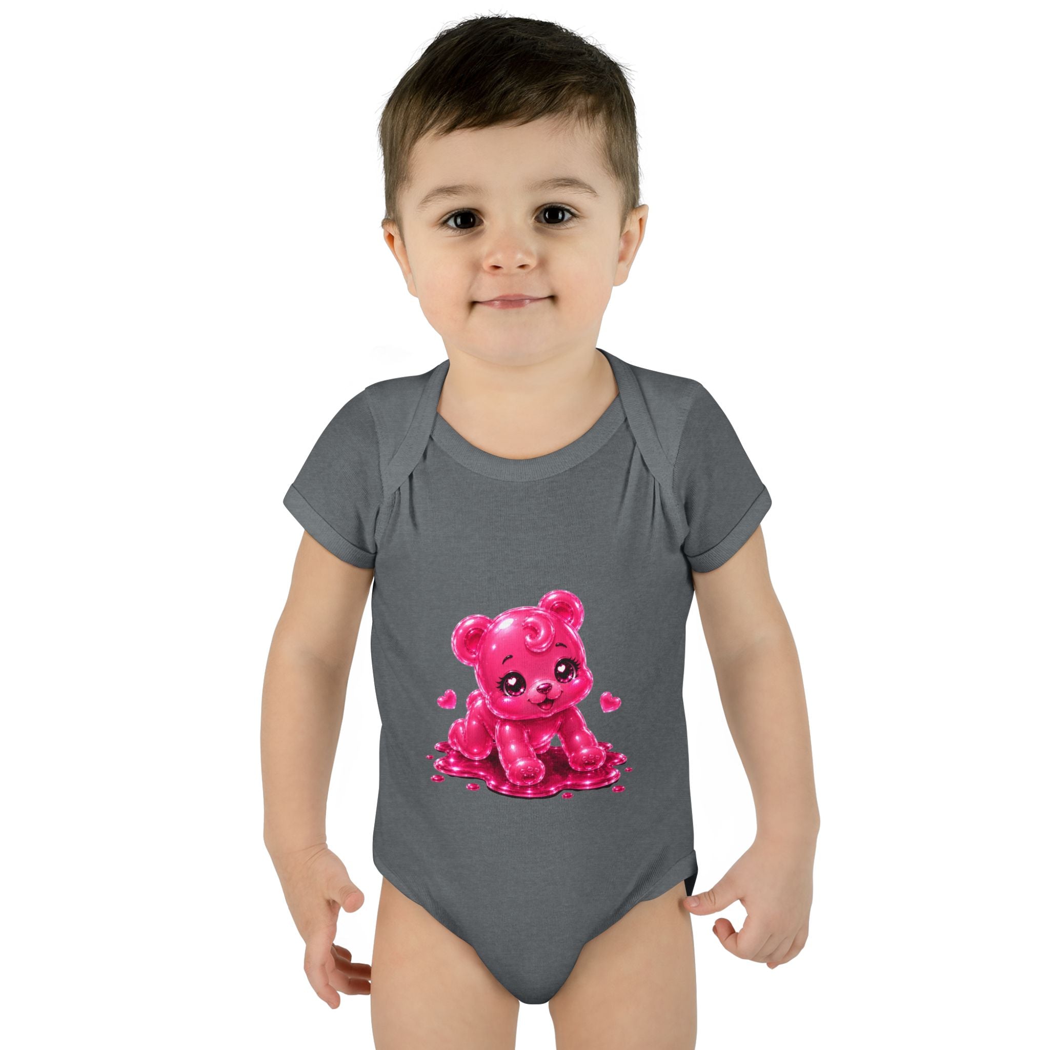 Pink Gummy Bear Infant Bodysuit - Cute Baby Shower Gift