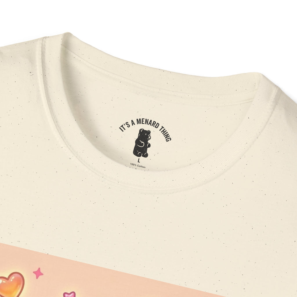 Cute Sunny Sunrise Sorbet Gooey Gummy Bear T-Shirt — Kawaii Graphic Tee