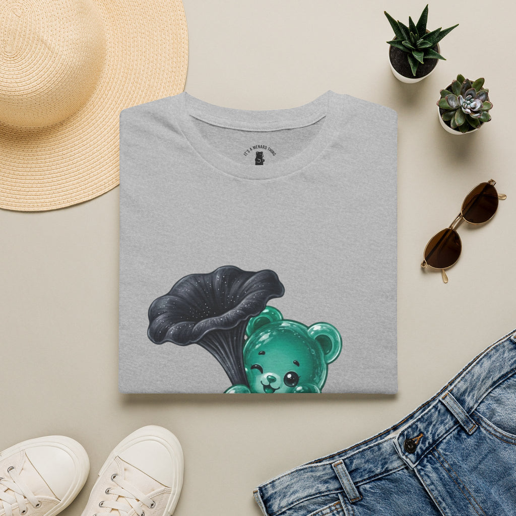Black Trumpet Mushroom, Teal Special Oozy Bear Gummy Special- Graphic Shirt
