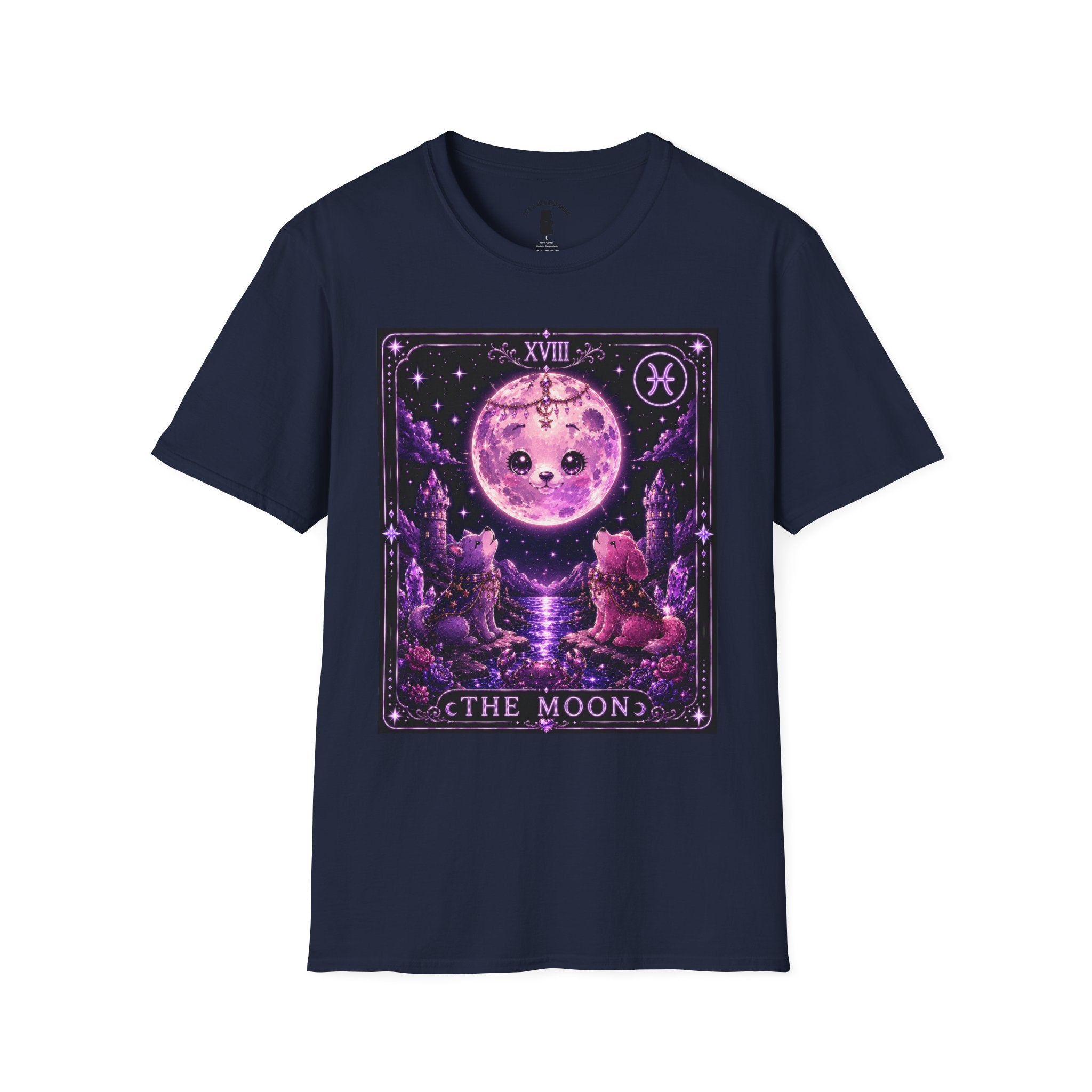 The Moon Tarot Astrological Style Oozy Bear Gummy Friend- Graphic Shirt