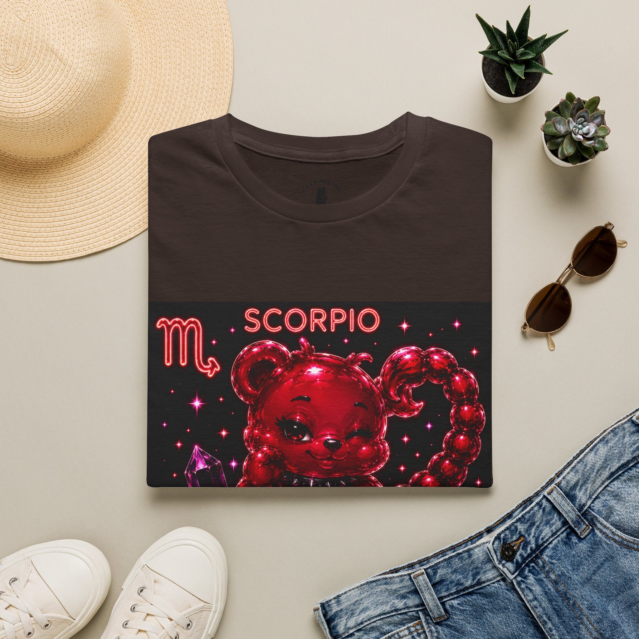 Scorpio Zodiac Astrology Oozy Bear Special Additon- Graphic Shirt