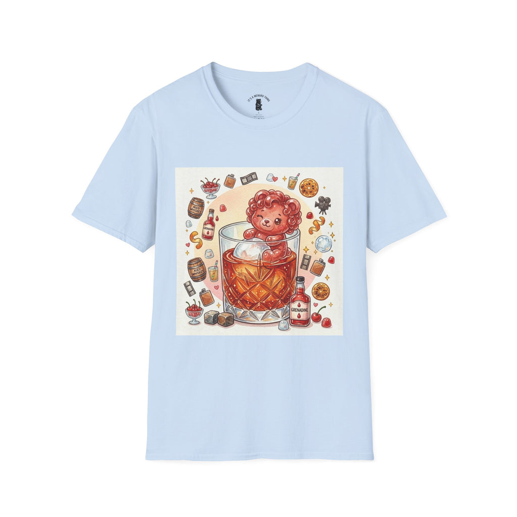 Shirley Temple Boozy Gooey Gummy Bear- Kawaii Graphic T-Shirt