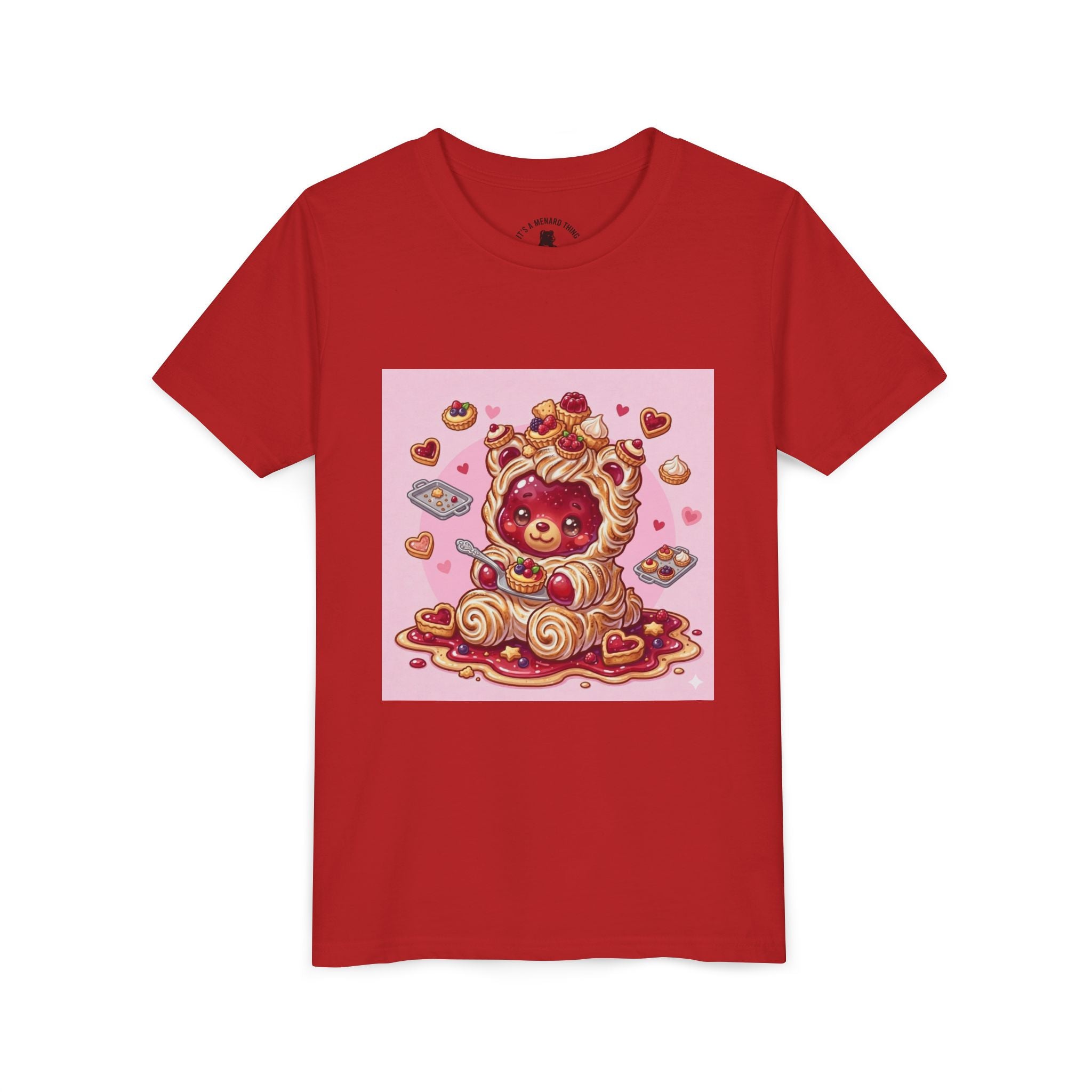 Whipper Berry Tart Gooey Gummy Bear Graphic Youth Shirt