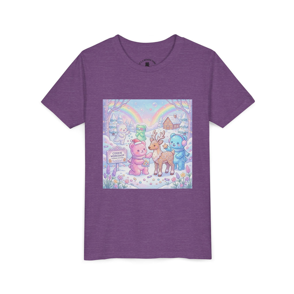 Gooey Gummies Feed Reindeer Graphic Youth Shirt