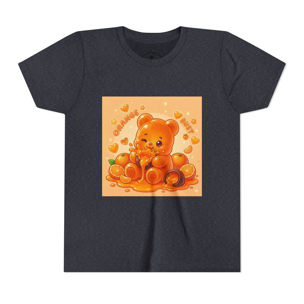 Gooey Orange Gummy Bear Graphic Tee for Kids