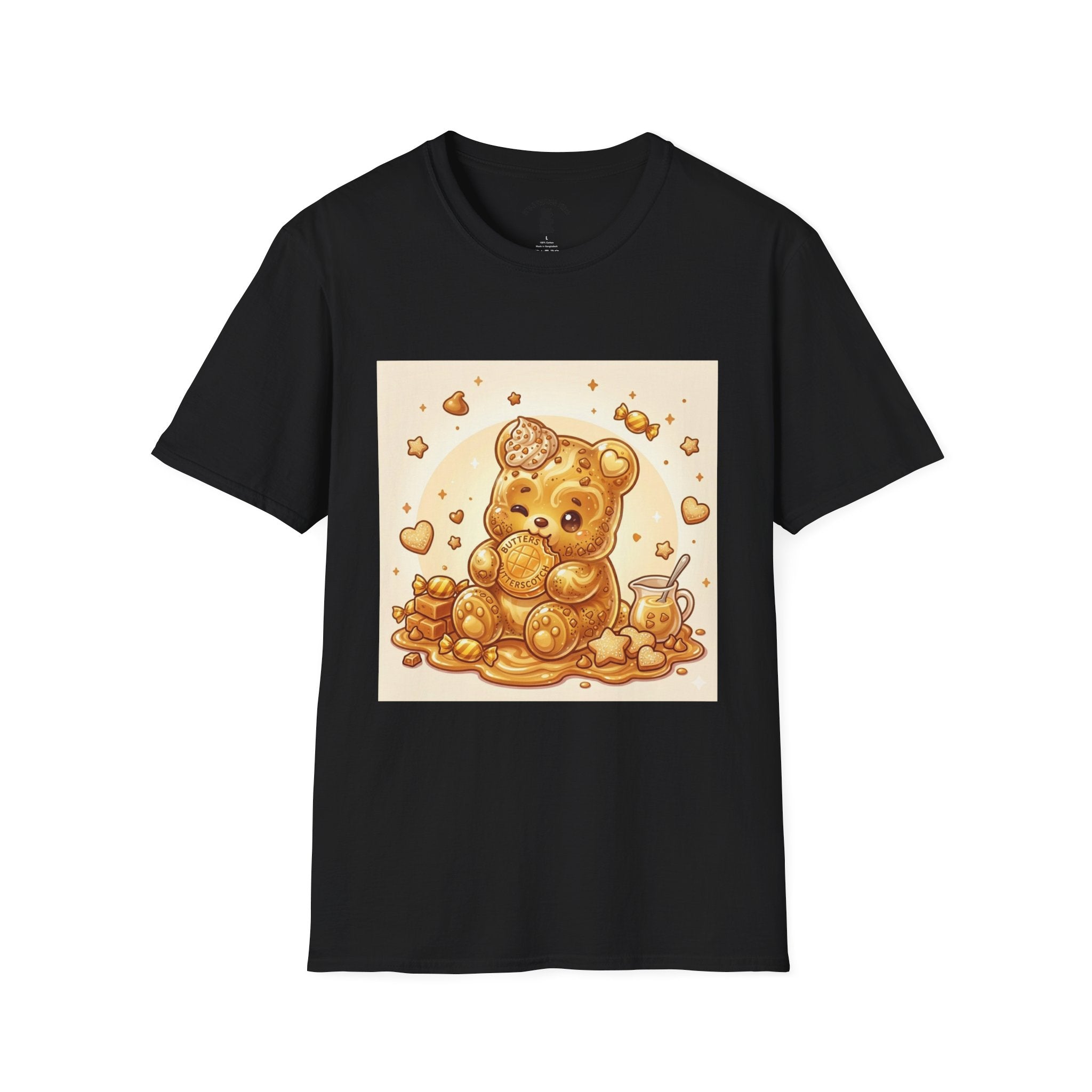 Butterscotch Drizzle Gooey Gummy Bear — Kawaii Graphic T-Shirt
