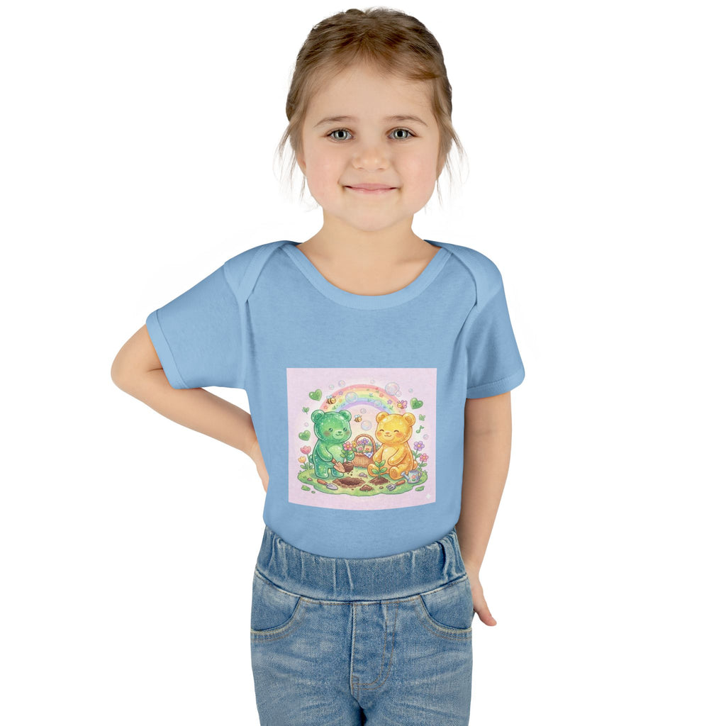Copy of Infant Bodysuit — Oozy Gummy Bears Gardening Baby Onesie