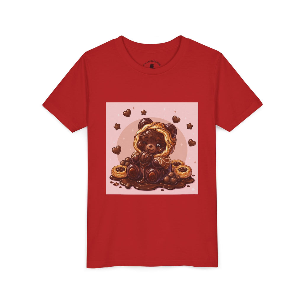 Chocolate Danish Gooey Gummy Bear Cute Kids Shirt