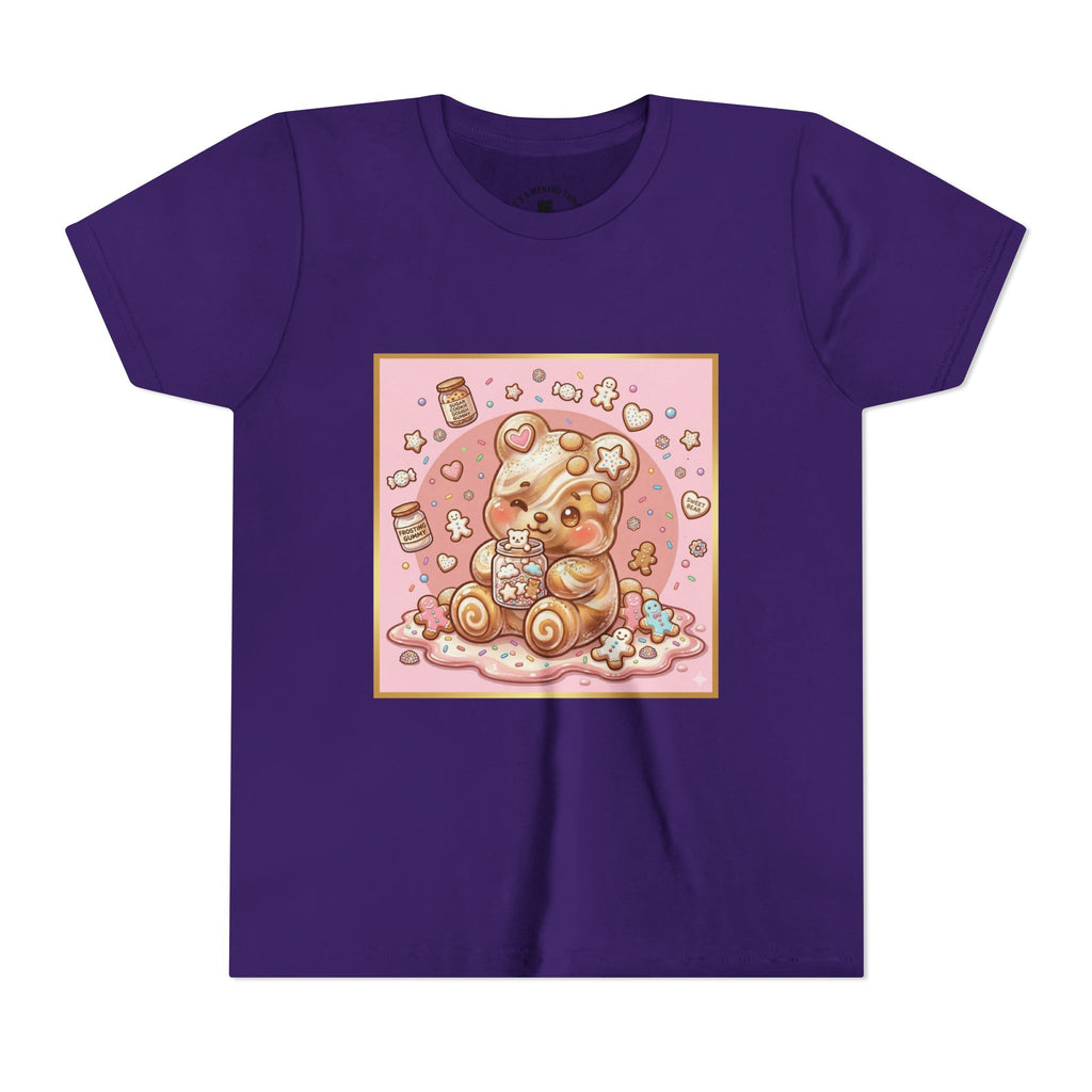 Sugar Frosted Holiday Cookie Gooey Gummy Bear Youth T-Shirt
